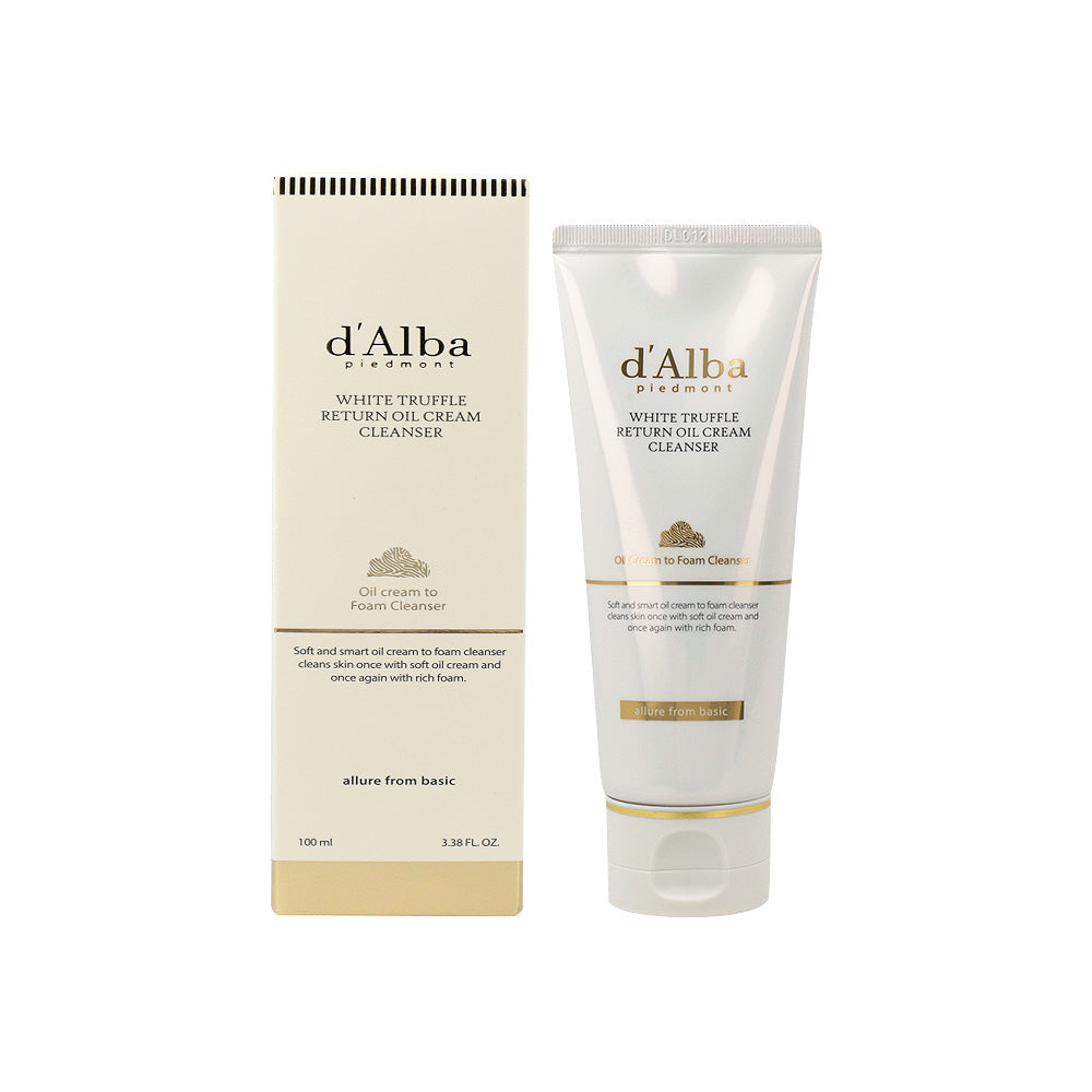 d'Alba White Truffle Return Oil Cream Cleanser Tube 100ml