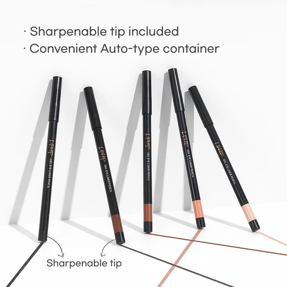 LIPHIP Gel Eyeliner Pencil 0.4g 5 colors
