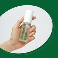 Vierte la terapia con oreja de LA Peau limpia 50 ml (perforación de oreja transparente con aretes de niebla para reducir el olor)