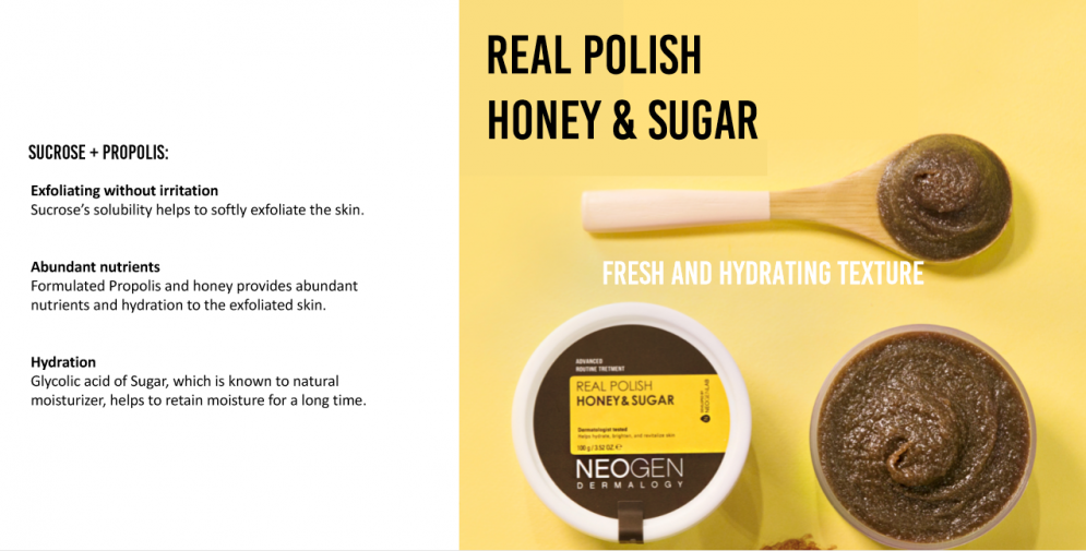 NEOGEN Dermalogy Real Polish Honey & Sugar 100g - DODOSKIN