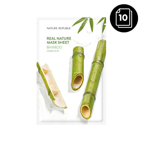 [NATURE REPUBLIC] Real Nature Mask Sheet Bamboo 10ea - Dodoskin