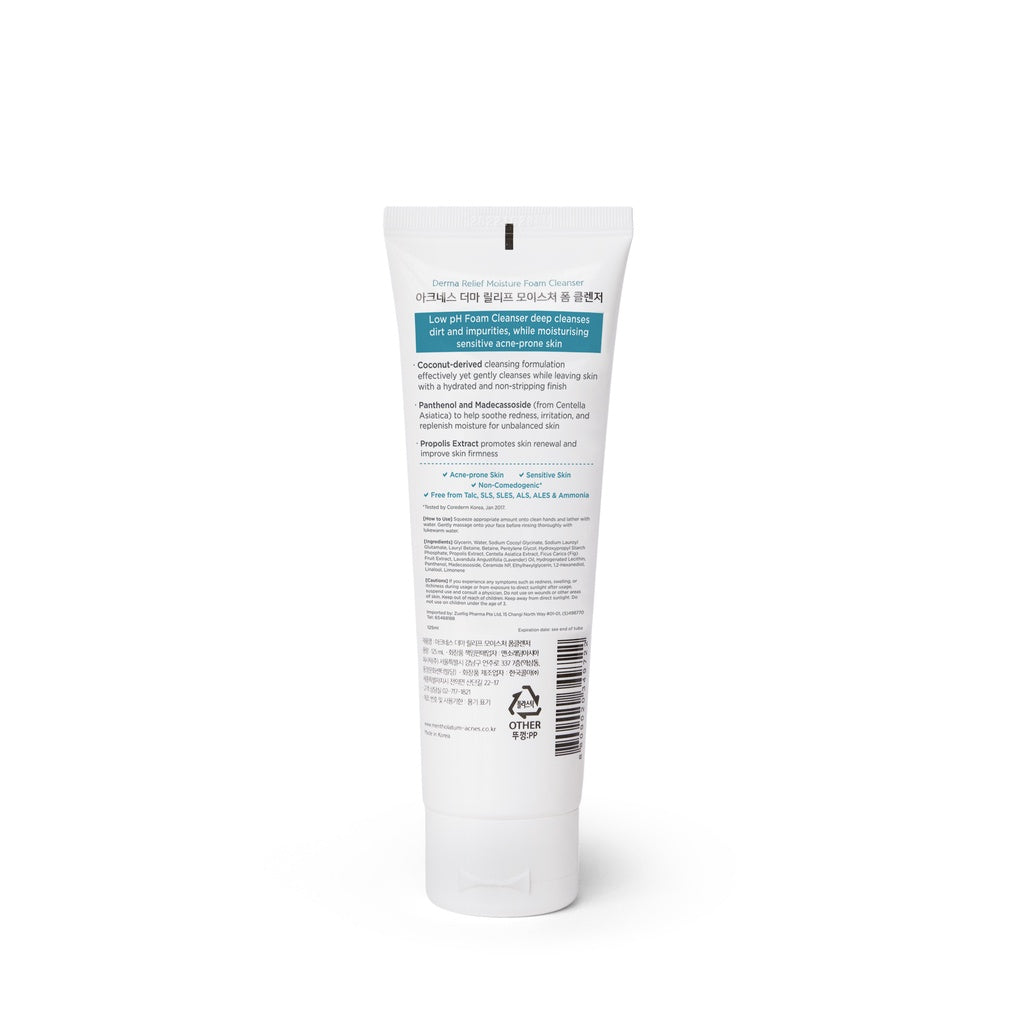 ACNES Derma Relief Moisture Foam Cleanser 200ml - DODOSKIN