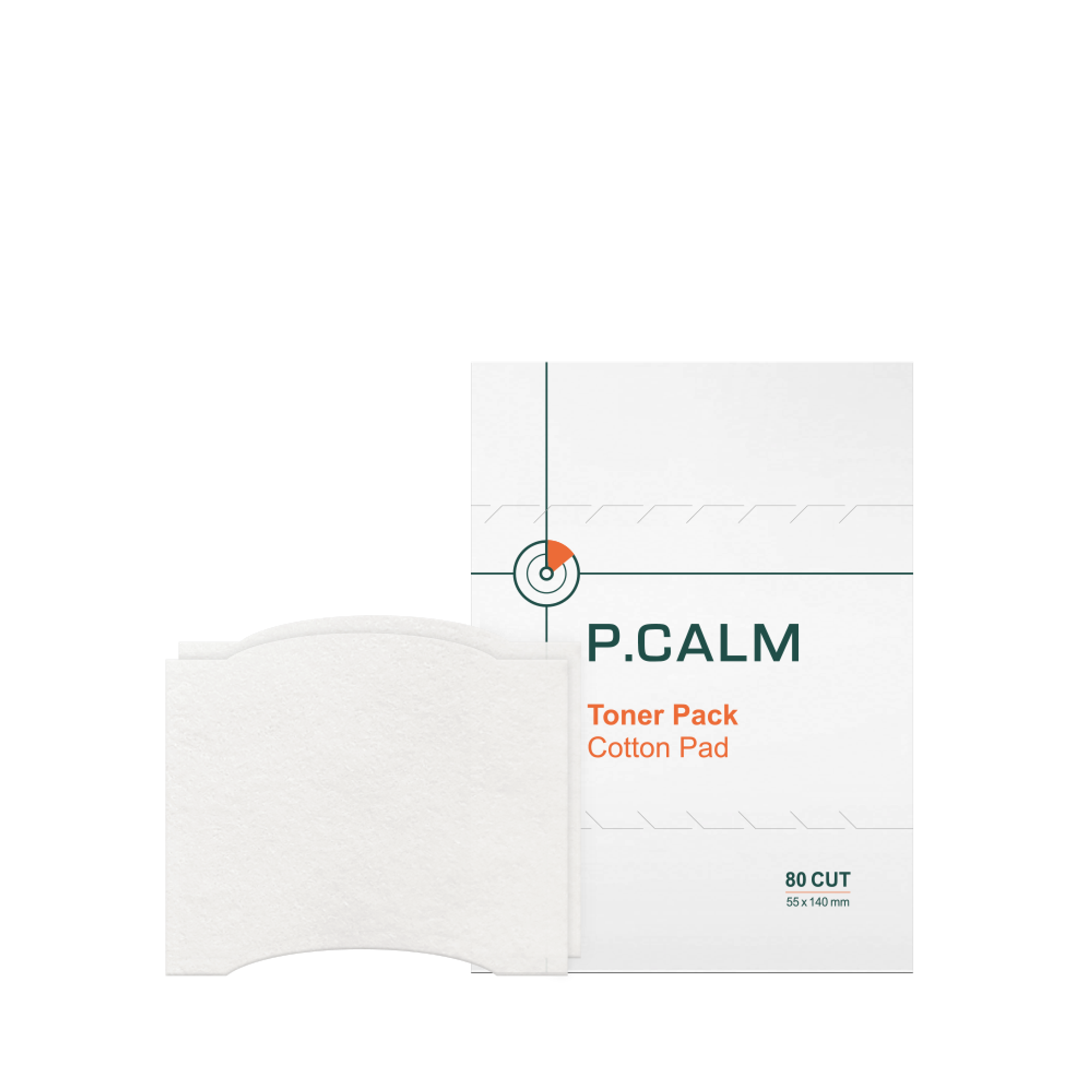 P.CALM Tóner Pack Algody Pad 40 PC (80 Cortes)