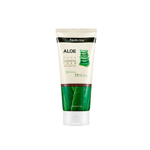 [Farmstay] Aloe Pure Cleansing Foam 180ml - Dodoskin