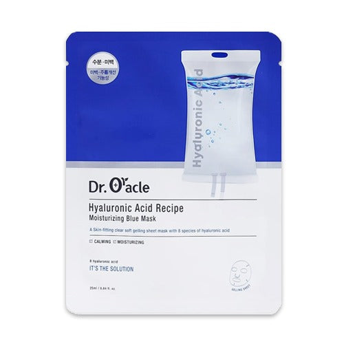 [Dr.oracle] Hyaluronic Acid Recipe Moisturizing Blue Mask 1ea - Dodoskin