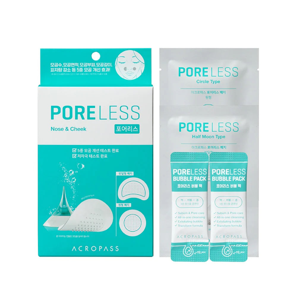 ACROPASS Poreless Patches 4ea + Poreless bubble pack 2ea