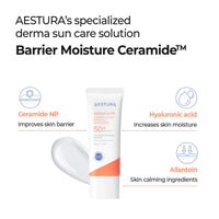 AESTURA Derma UV365 Barrier Mineral Sunscreen SPF50+ PA++++ 40ml + Atobarrier 365 Hydro Soothing Cream 60ml Special Set
