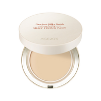 AGE20's Silky Fixing Pact SPF50+ PA++++ 14g, a versatile powder providing high sun protection and a refined, silky appearance.