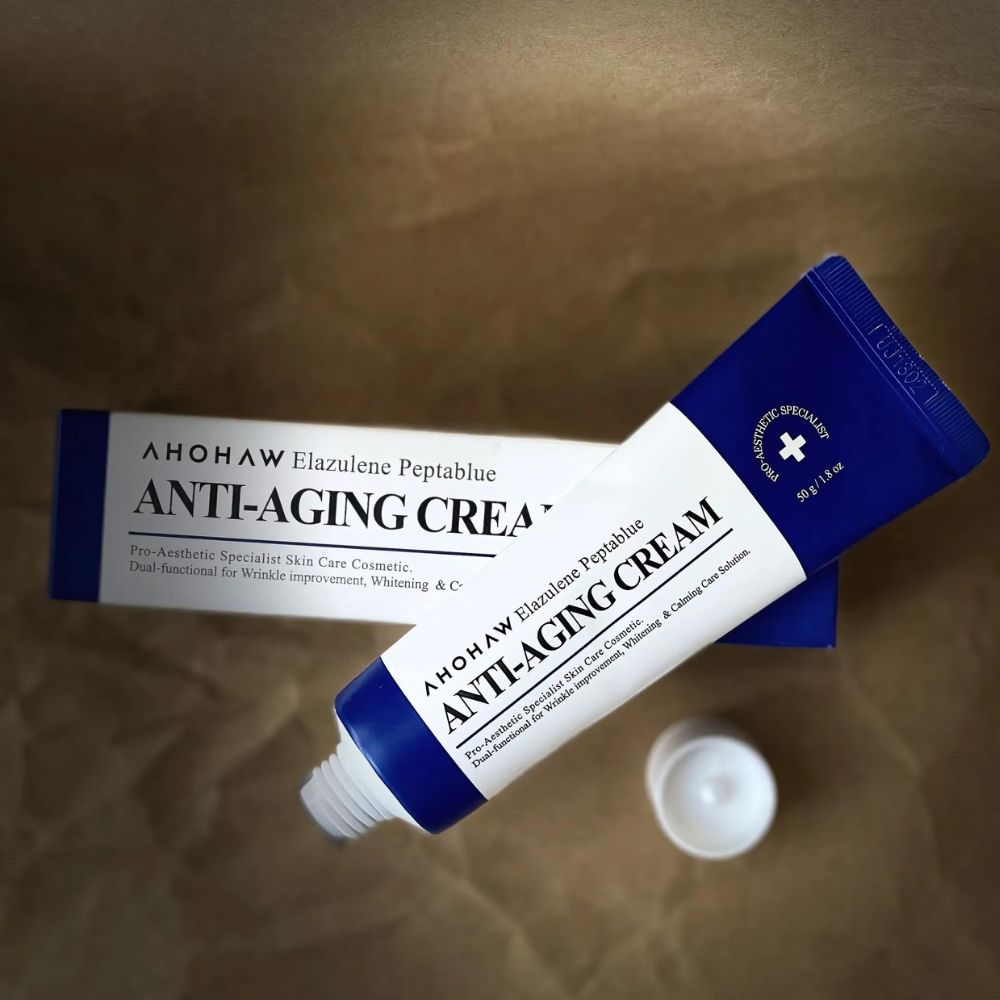 AHOHWA Elazulene Peptablue Anti-Aging Cream 50g | DODO SKIN – DODOSKIN