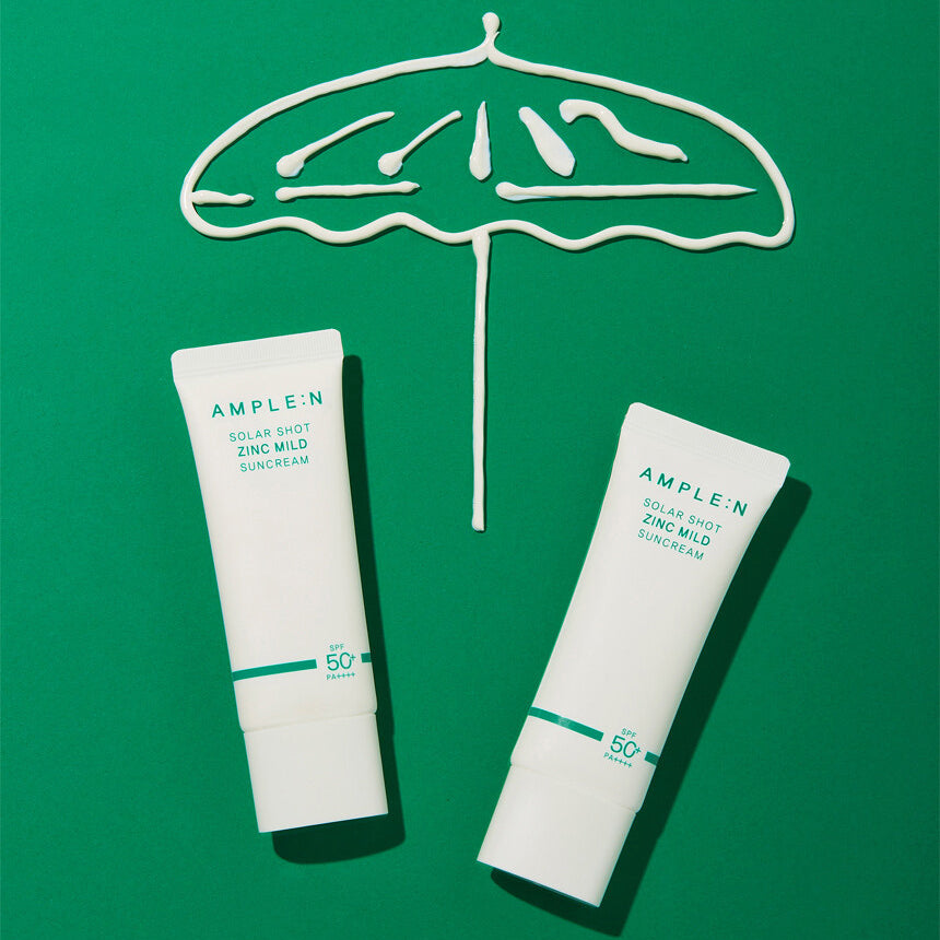 AMPLE:N Solar Shot Zinc Mild Suncream SPF50+ PA++++ 40ml