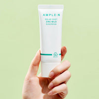 [Expiration imminen] AMPLE:N Solar Shot Zinc Mild Suncream SPF50+ PA++++ 40ml