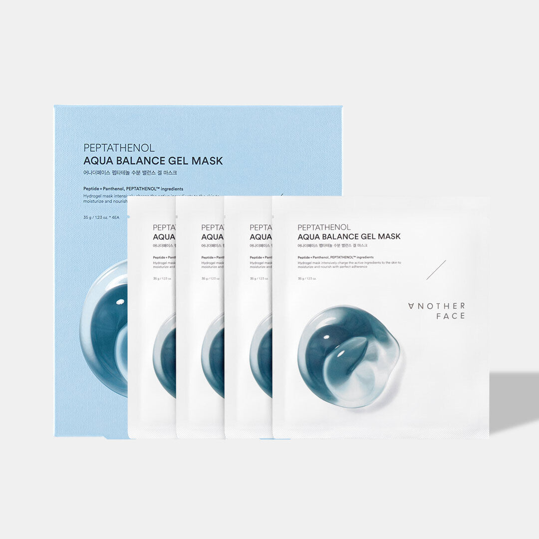 ANOTHER FACE Peptatenol Moisture Balance Hydrogel Mask Pack (4 Sheets)