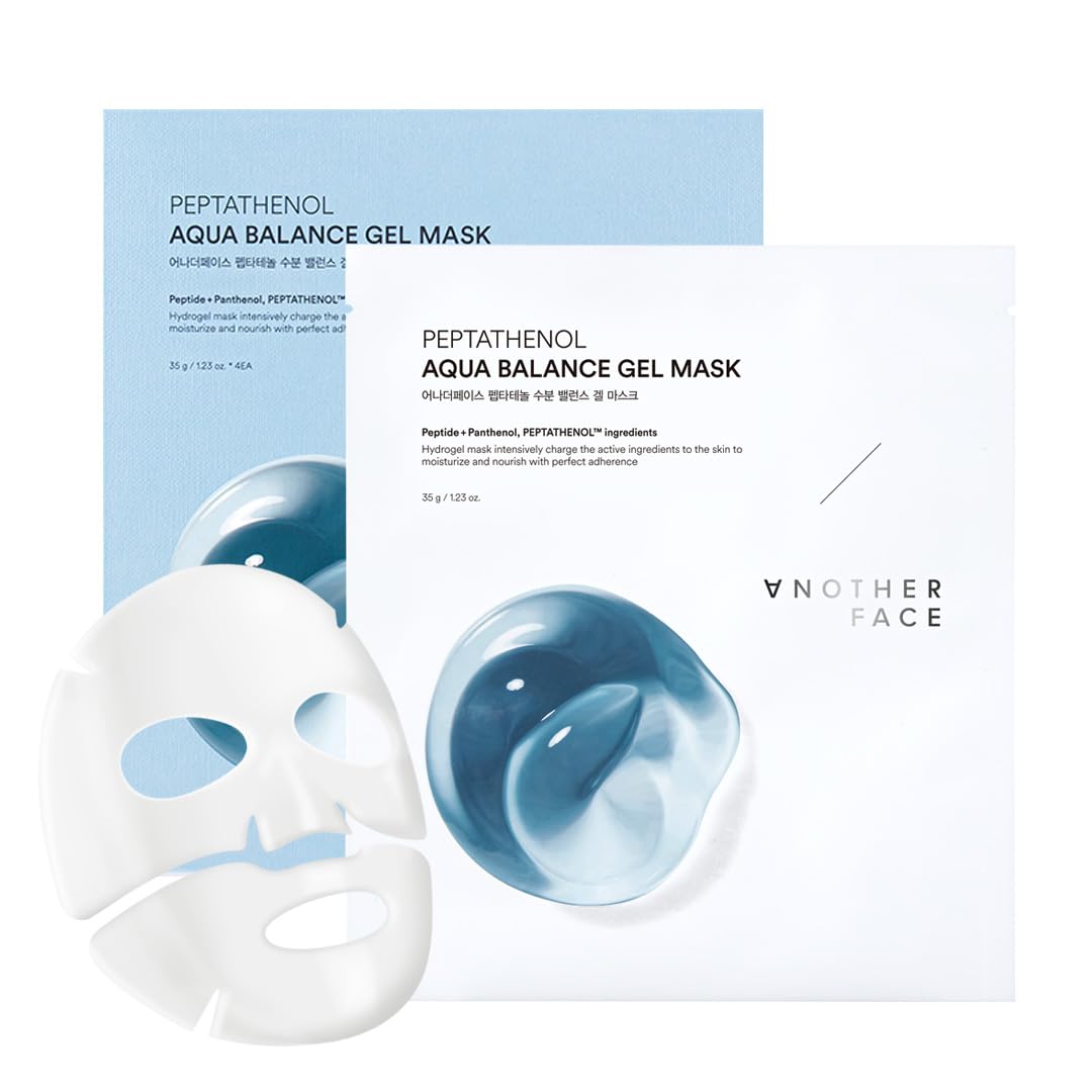 ANOTHER FACE Peptatenol Moisture Balance Hydrogel Mask Pack (4 Sheets)