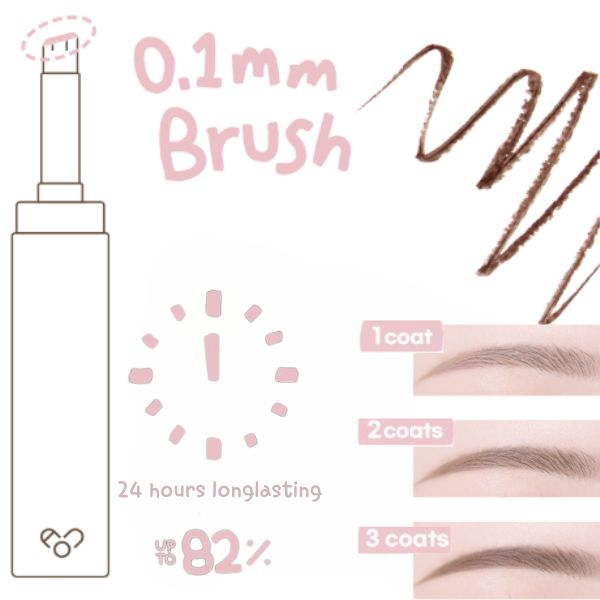 AOU Pinpoint Eyebrow Balm 2g 2 colors