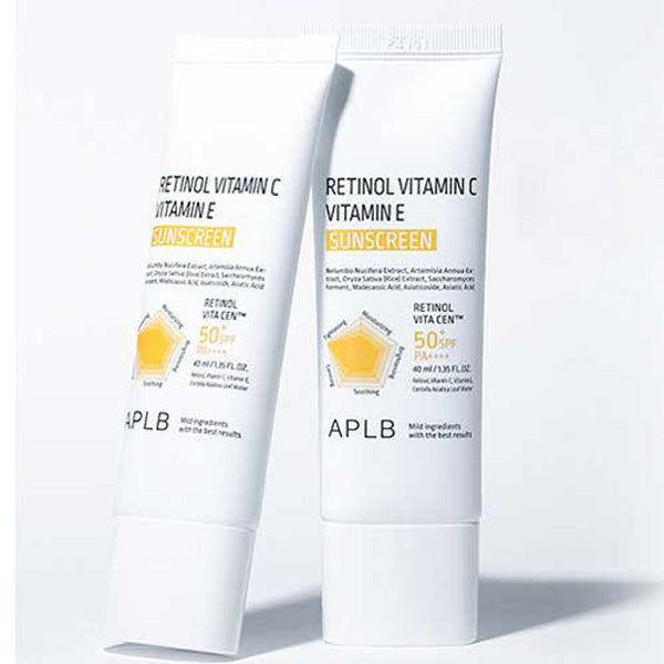 APLB Retinol Vitamin C Vitamin E Sunscreen SPF50+ PA++++ 40ml