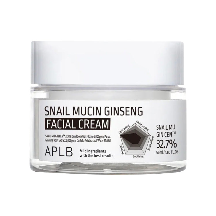 APLB Snail Mucin Ginseng Facial Cream 55ml