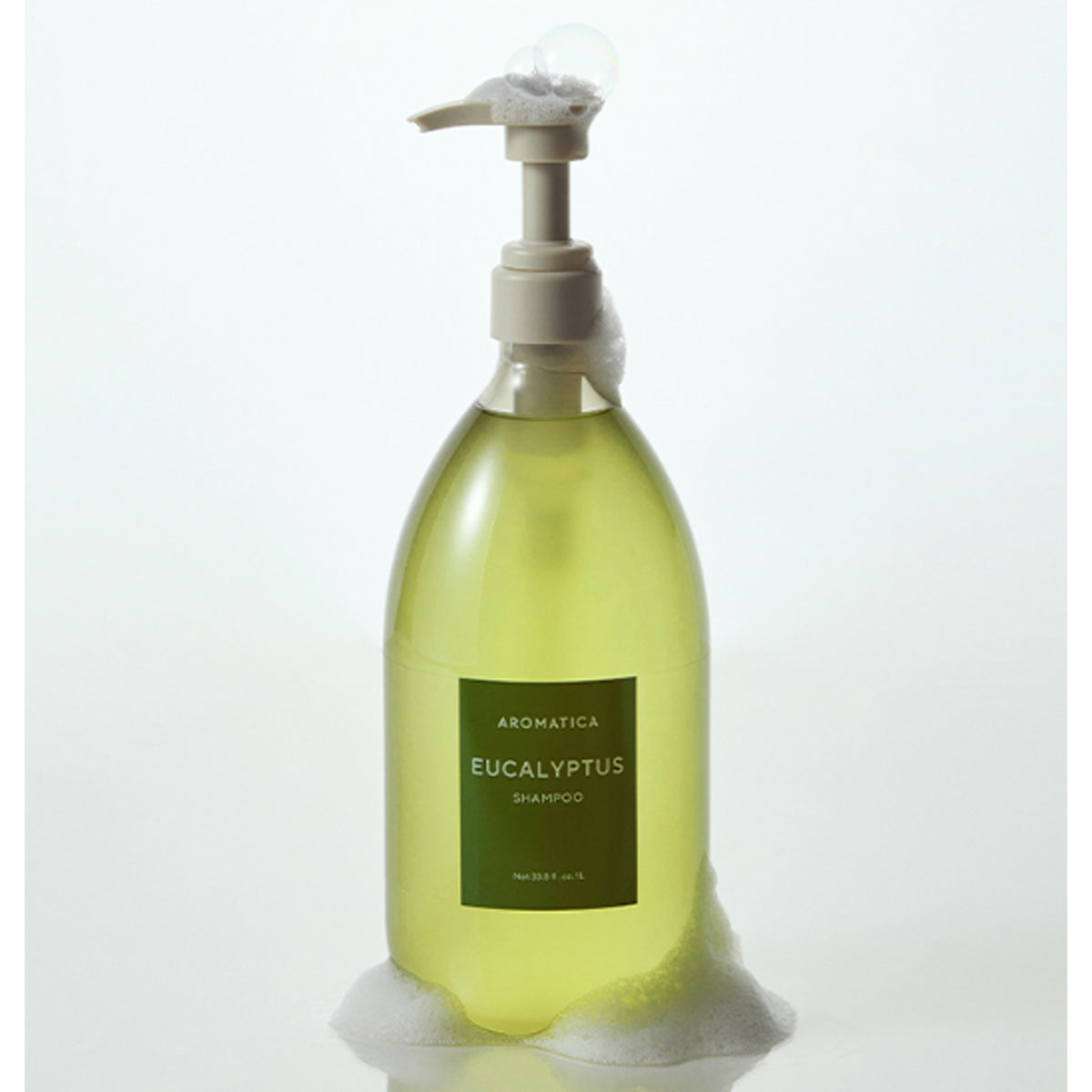 AROMATICA Eucalyptus Anti-Hair Loss Shampoo 1L + Refill 500ml Set