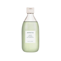 AROMATICA Inspirit Body Wash in Basil & Bergamot, 300ml bottle, featuring a refreshing herbal scent for invigorating cleansing.
