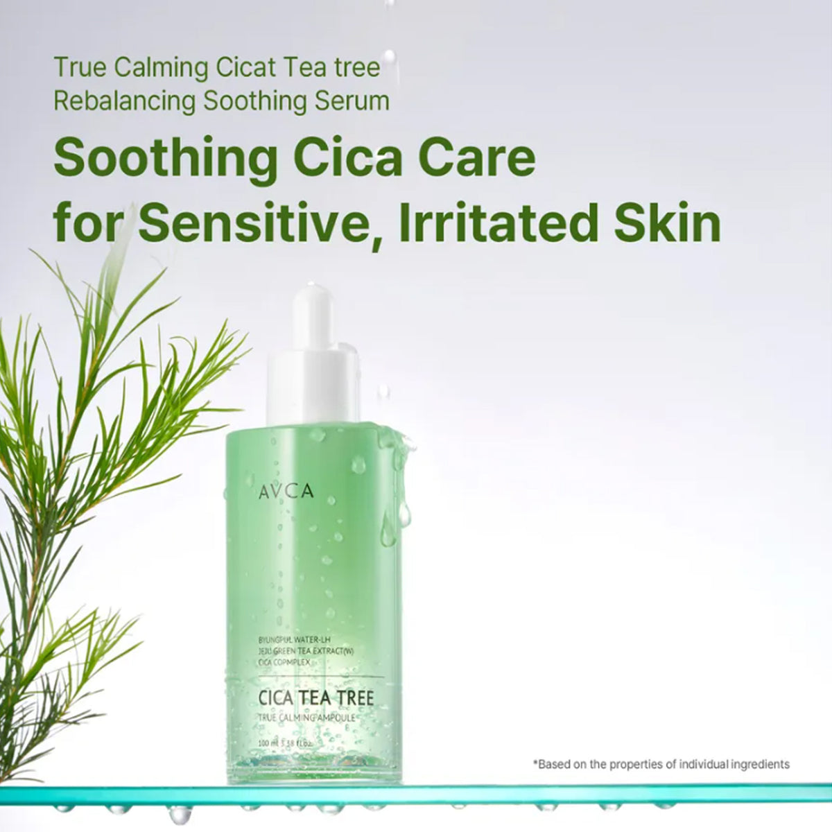 AVCA Cica Tea Tree True Calming Ampoule 100ml