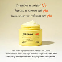 AVCA Mela Free Vitamin Brighting Cream 100ml