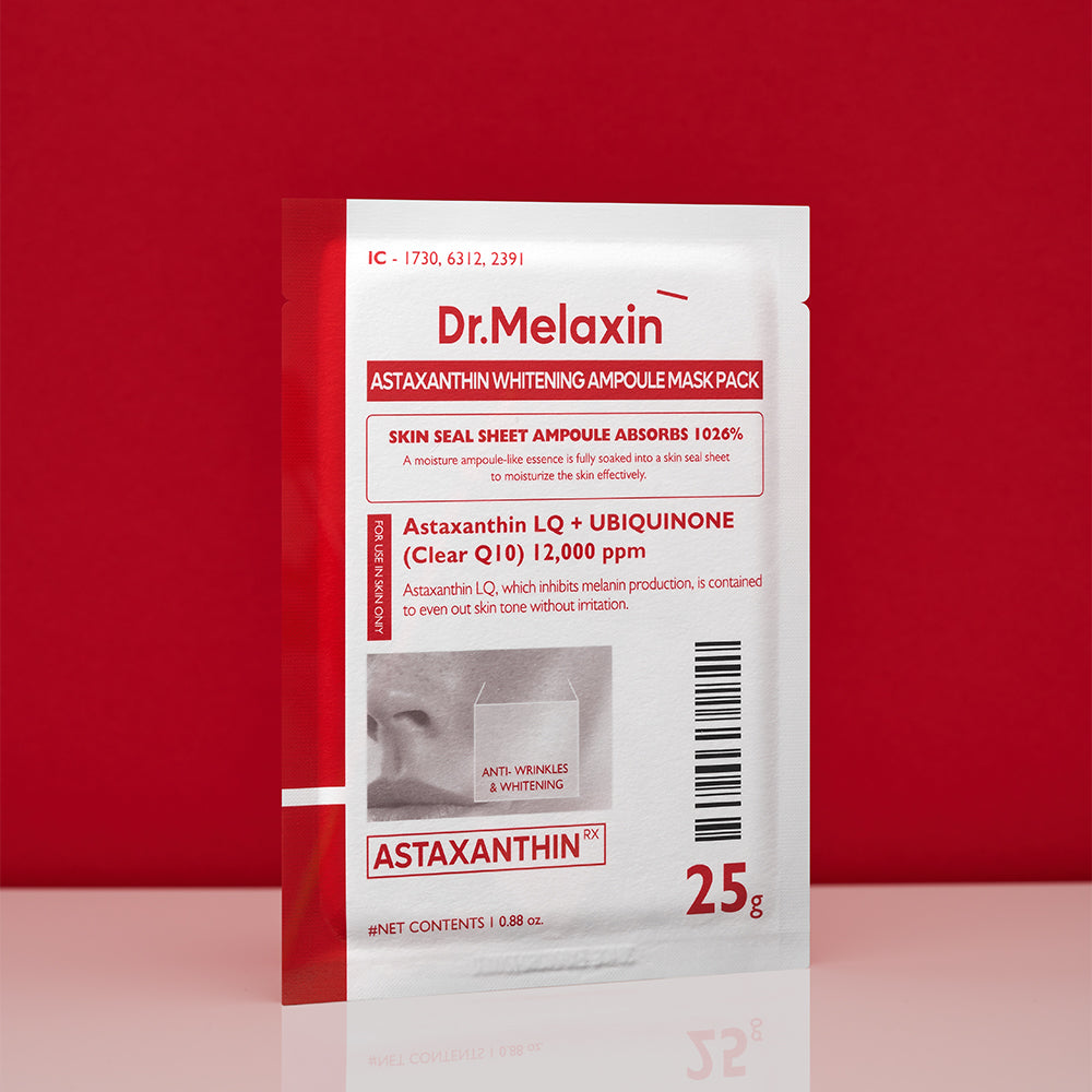 Dr.Melaxin Astaxanthin Whitening Ampoule 5 Masks Pack