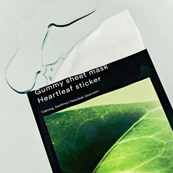 Abib Gummy Sheet Mask Heartleaf Sticker 27ml x 10ea