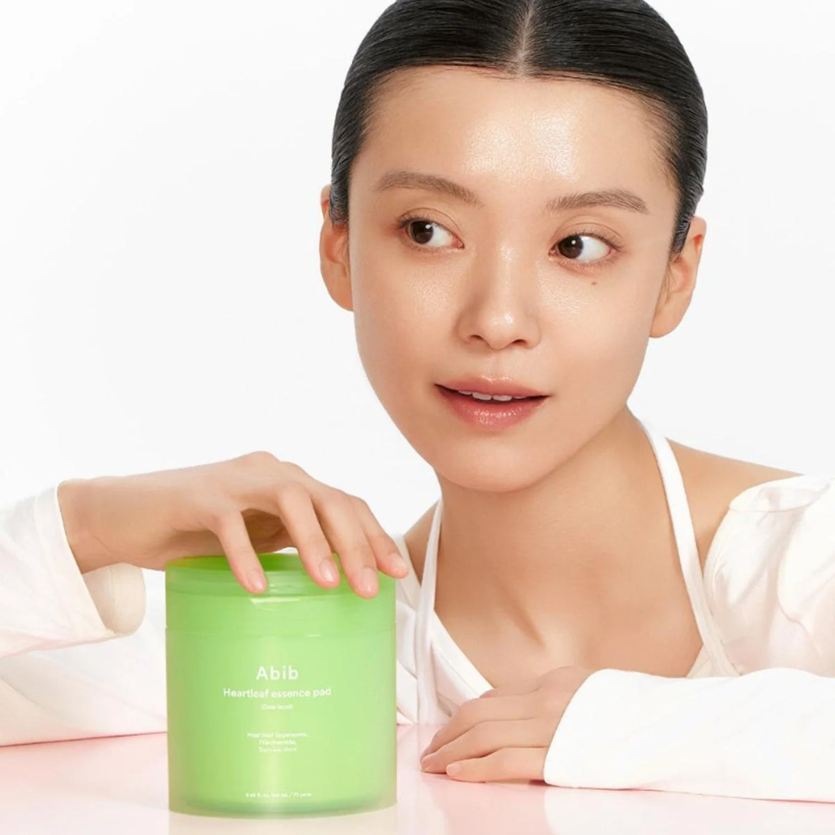 Abib Heartleaf Essence Pad Clear Touch 70 Sheets Set (+70 Sheets Refill)