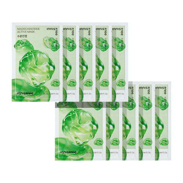 Innisfree Active Mask Madecassoside 25ml 10 Sheets