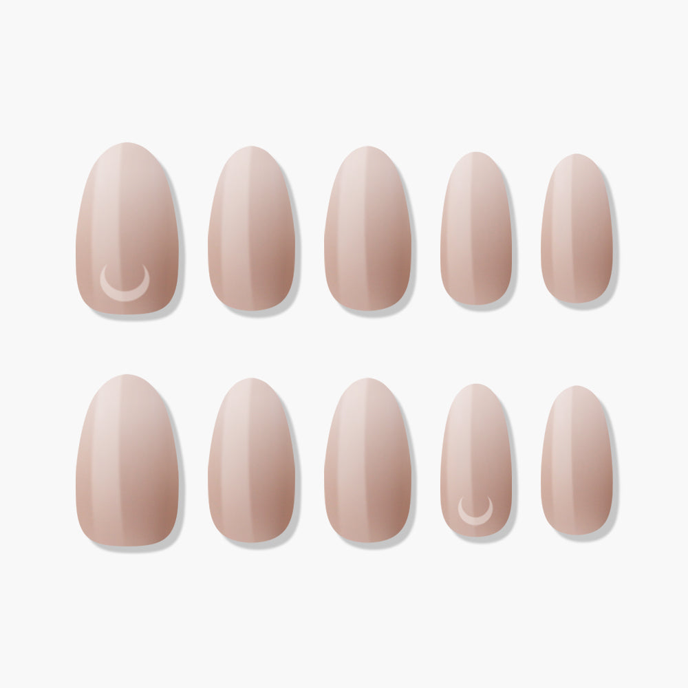 MUZMAK Nail Tips 36pcs #Amber(Almond)