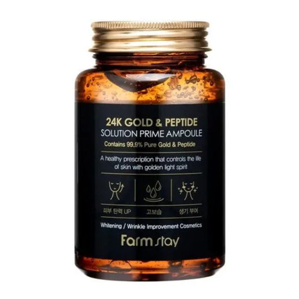Farmstay 24K Gold & Peptide Solution Prime Ampoule 250ml