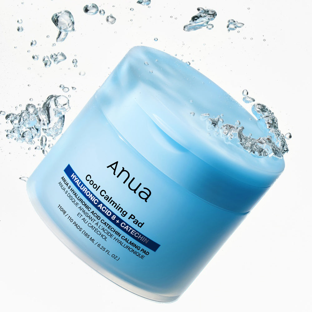 Anua 8 Hyaluronic Acid Catechin Calming Pad 110pads 185ml