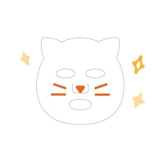 5 Atopalm Kids Wild Kitty Mask Sheets, each containing 15g of product, in a pack.