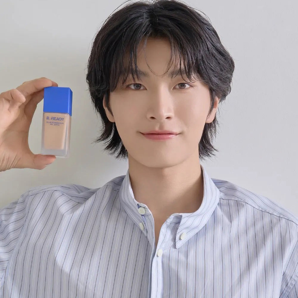 B.READY Blue Foundation SPF27 PA++ 35ml + Puff 5 colors