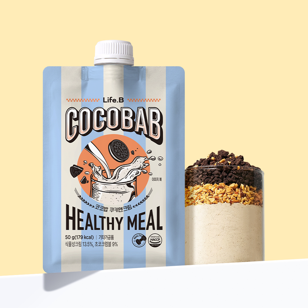 LifeB Cocobab Protein Shake Cookie & Cream 50g x 7ea