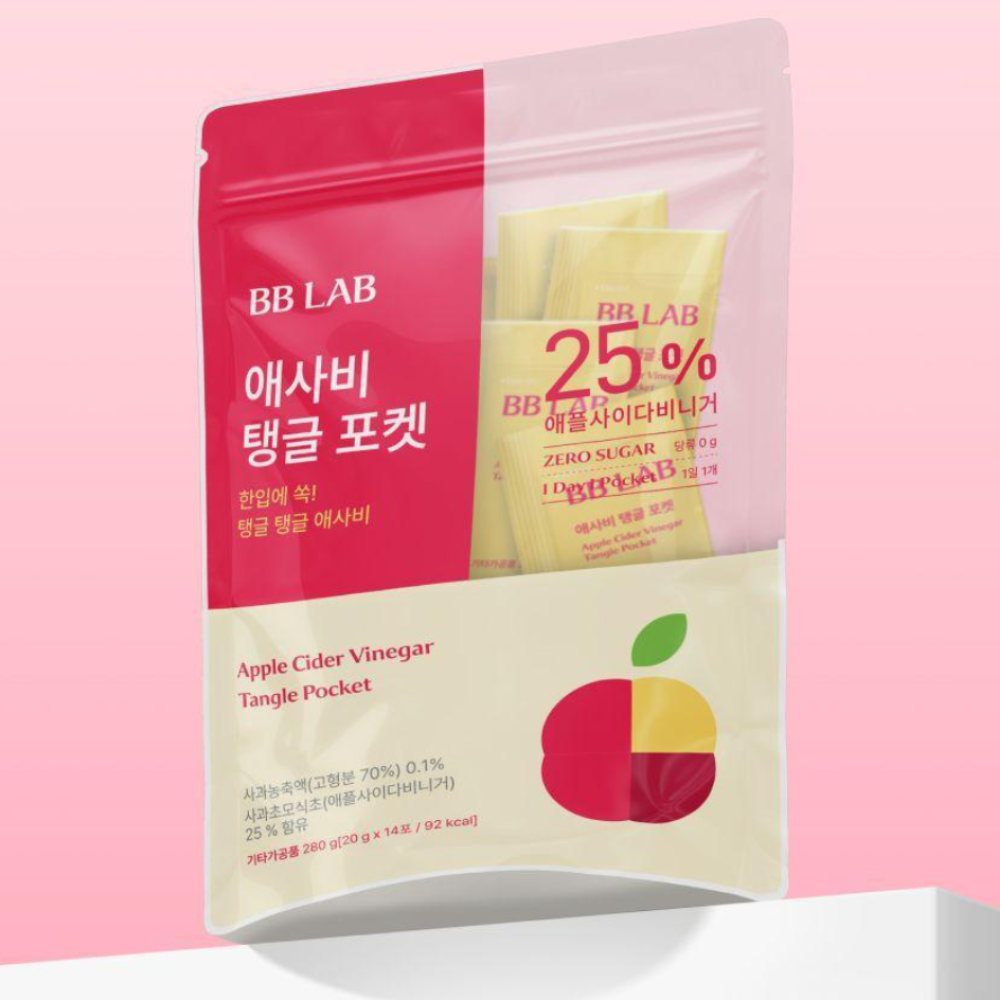 BB LAB Apple Cider Vinegar Tangle Pocket 20g*14 Sticks (2-week supply)