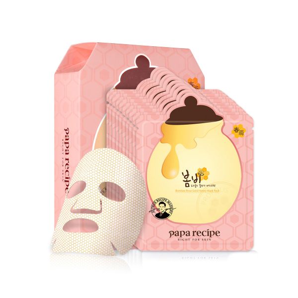 Papa -Rezept -Bombe Rose Gold Honey Maske 25g * 10ea