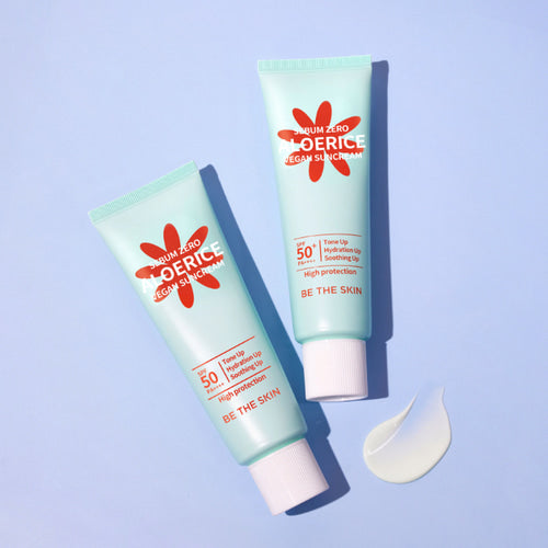 BE THE SKIN Sebum Zero Aloerice Vegan Sun Cream SPF50+ PA++++ 50ml