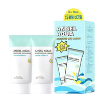 Beyond Angel Aqua Moisture Sun Cream SPF50+ PA ++++ 50ml 2EA Doble paquete