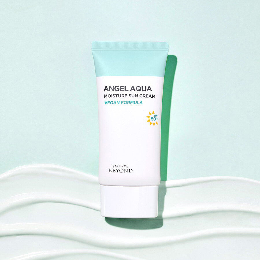 Beyond Angel Aqua Moisture Sun Cream SPF50+ PA ++++ 50ml 2EA Doble paquete