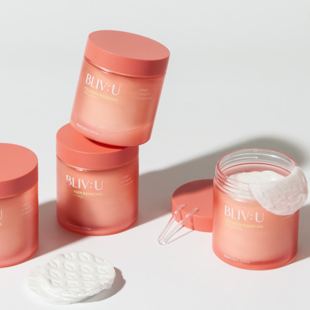 Bliv: U Pads de suero que rebota en colágeno 230 ml x 50 almohadillas