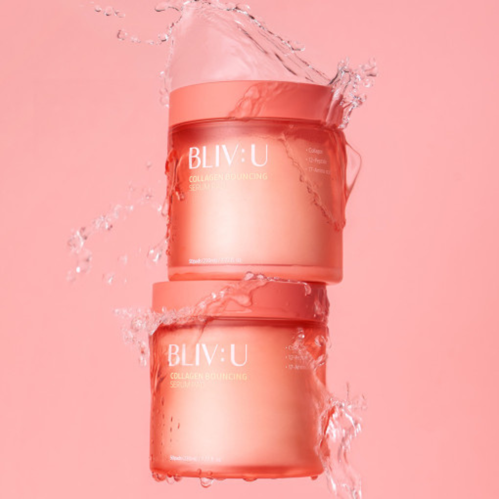 Bliv: U Pads de suero que rebota en colágeno 230 ml x 50 almohadillas