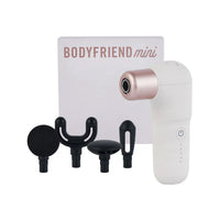 BODYFRIEND mini Gun (Ultra-Compact Lightweight Mini Massage Gun with 4 Interchangeable Heads)