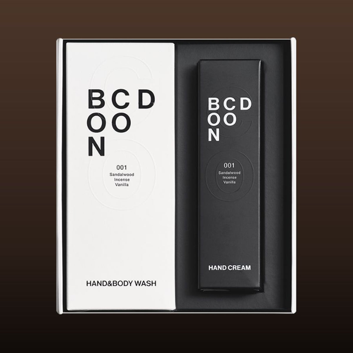 Rema de mano de perfume de Barcod + Juego de regalos de sándalo de mano y carrocería 001