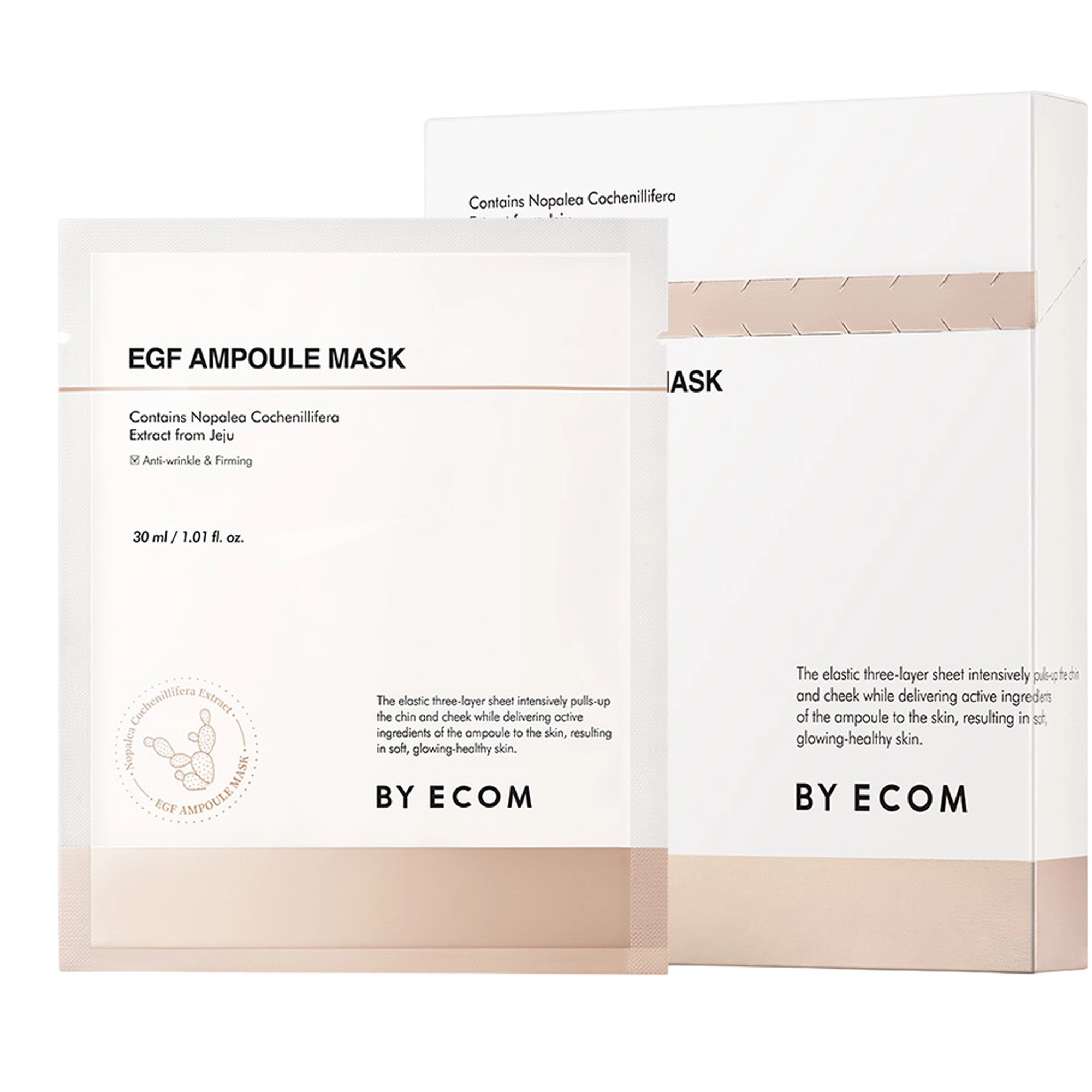 BY ECOM EGF Ampoule Collagen Mask 1box 34g * 5ea