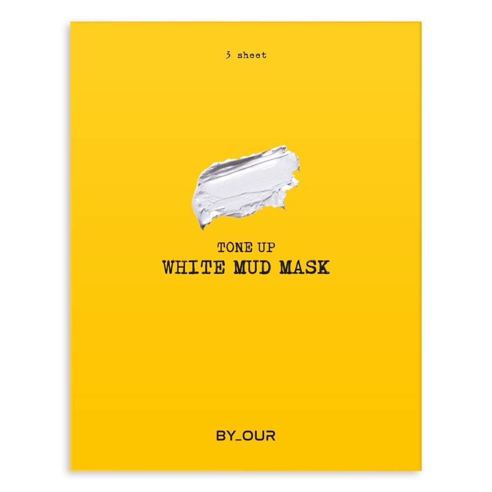 BY_OUR Tone Up White Mud Mask 1 Box (13g*3ea)