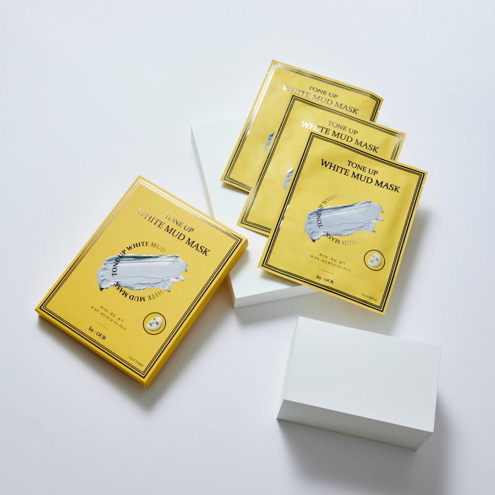 BY_OUR Tone Up White Mud Mask 1 Box (13g*3ea)
