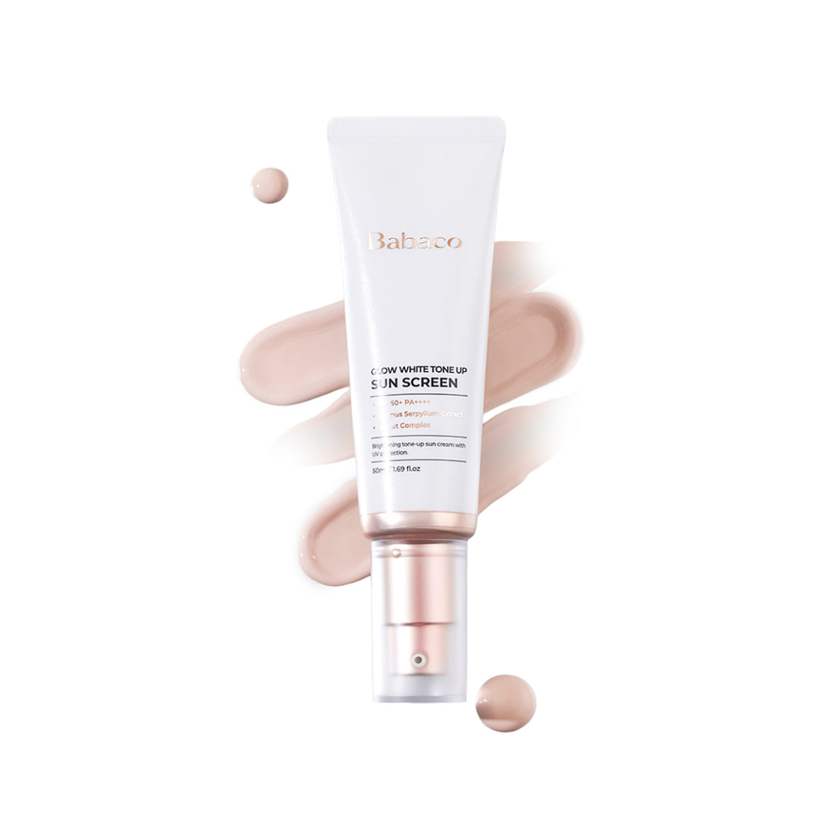 Babaco Glow White Tone Up Sunscreen 50ml
