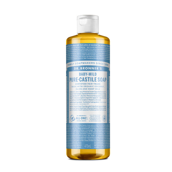 DR.BRONNER'S Baby Mild Pure Castile Soap 475ml