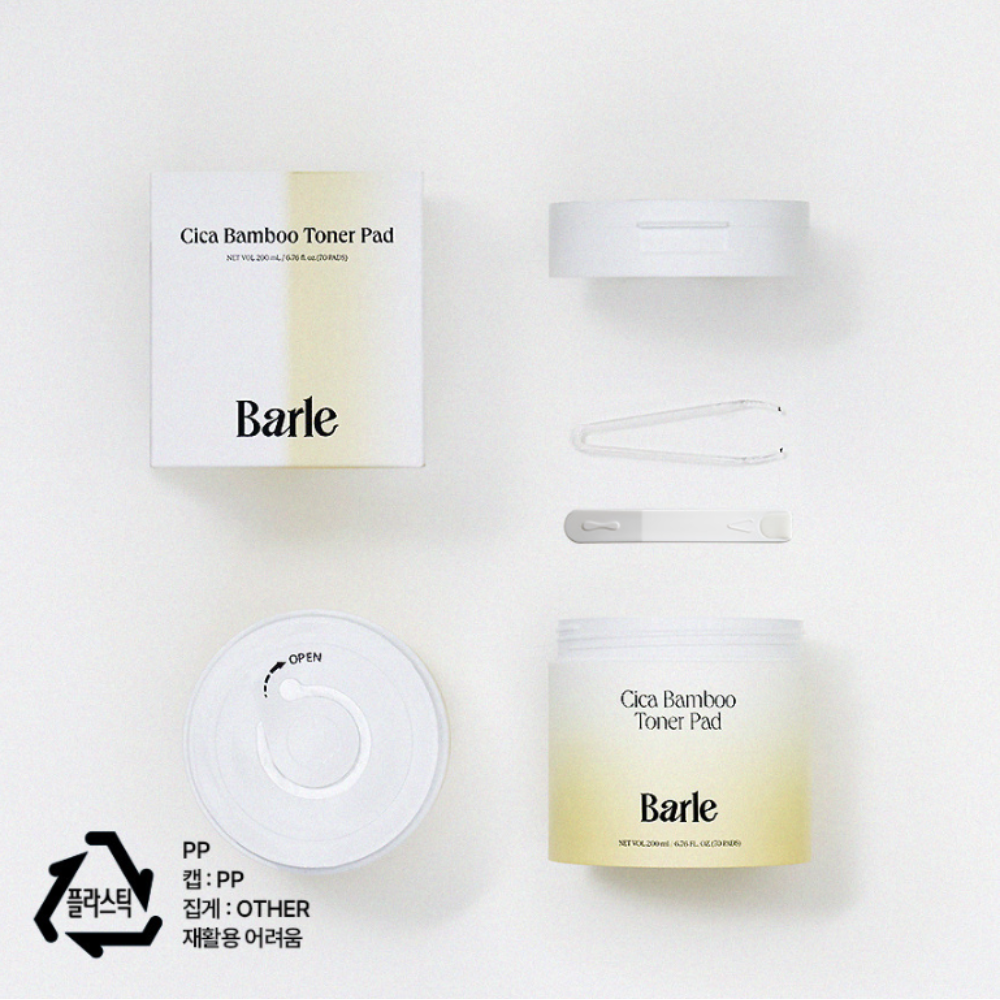 Barle Cica Bamboo Toner Pads (70 Sheets)