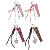 Be On Time Vegan Fluffy Plumper Keyring Set 4 Colors